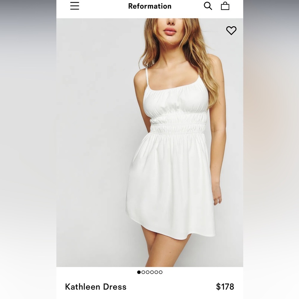 Reformation Kathleen Dress. Size M New with all tags